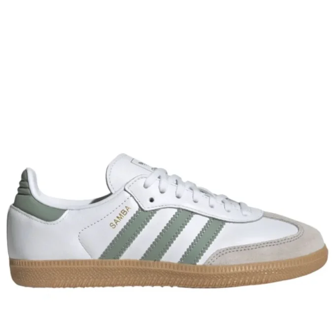 Adidas Samba Og “Cloud White Silver Green”